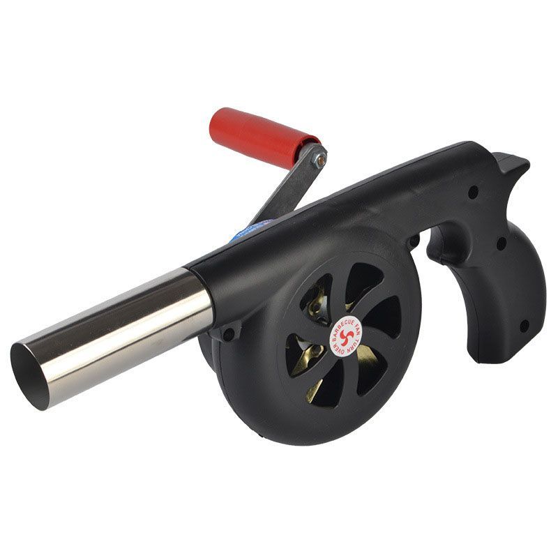 Outdoor Handkurbel Starter Handbuch BBQ Camping Feuer Werkzeug Tragbares Gebläse_voghion.com