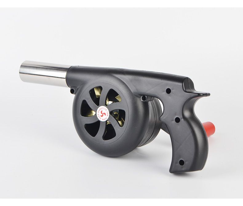 Outdoor Handkurbel Starter Handbuch BBQ Camping Feuer Werkzeug Tragbares Gebläse_voghion.com