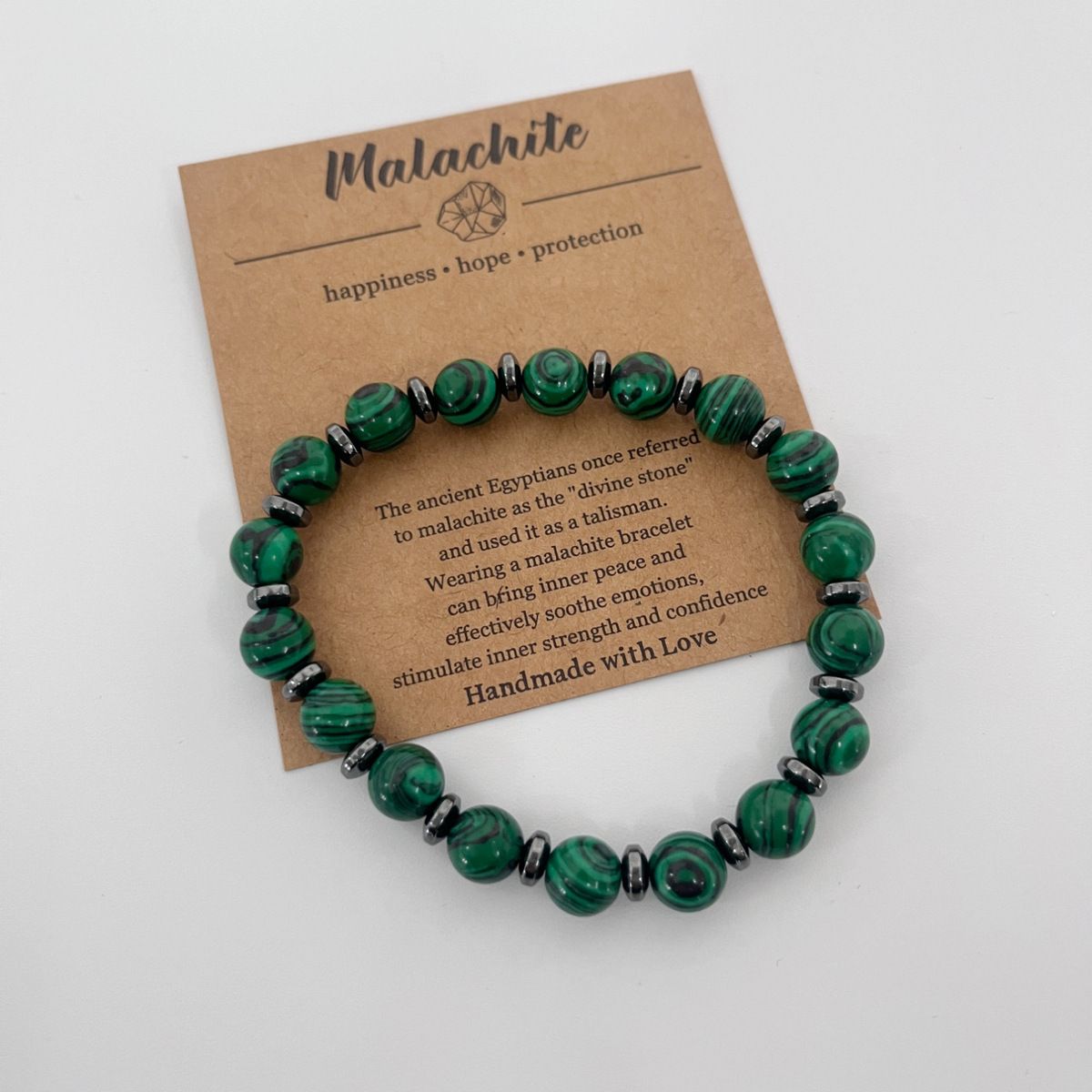 Braccialetto di perline di malachite colorato con croce di fede, gioielli di alta qualità, transfrontaliero europeo e americano, per l'assemblea di culto_voghion.com