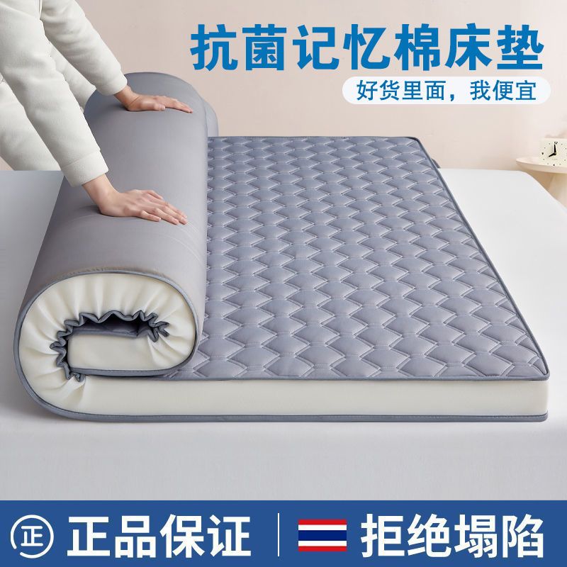 加厚四季款床垫学生宿舍家用双人榻榻米海绵垫单人褥子软垫铺底 图片 4