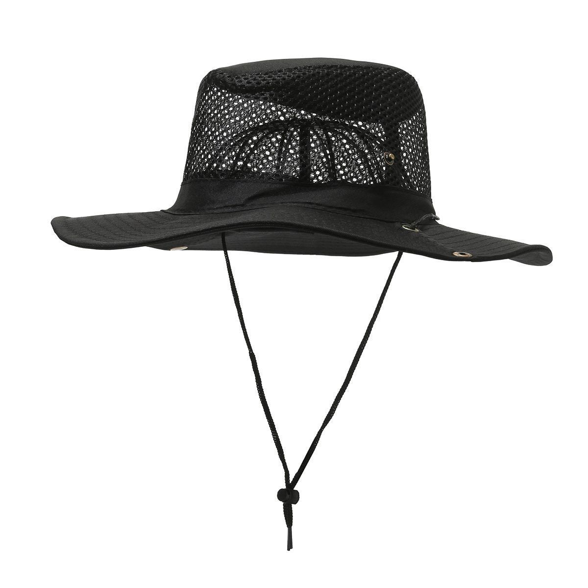 Men's Breathable Fisherman Summer UV Protection Outdoor Fishing Sun Hat Hiking_desvips.com