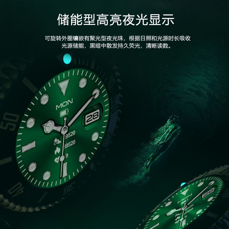 AW12智能手表时尚不锈钢表带智能运动时尚通话智能手表