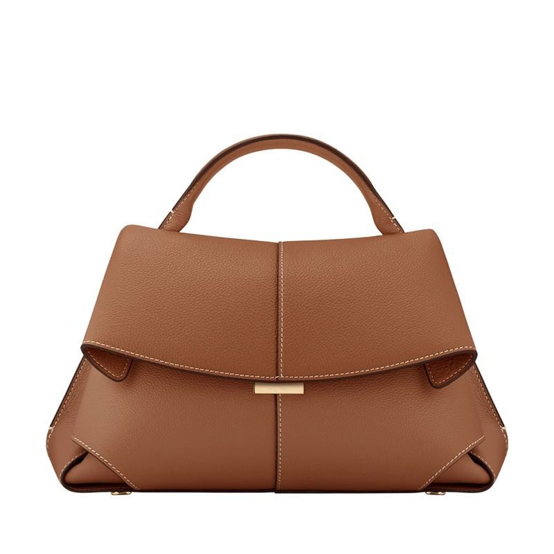 Borsa a tracolla da donna PO in vera pelle di alta qualità, nuova borsa a mano French Niche 5A alla moda, borsa Smile, borsa da pendolare per donna_voghion.com