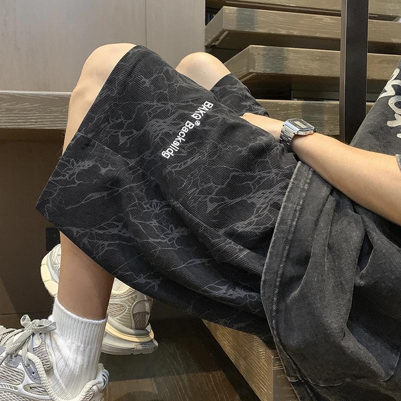 PANMAX美式运动篮球短裤男款夏季潮流百搭五分中裤外穿大码休闲裤 图片 3