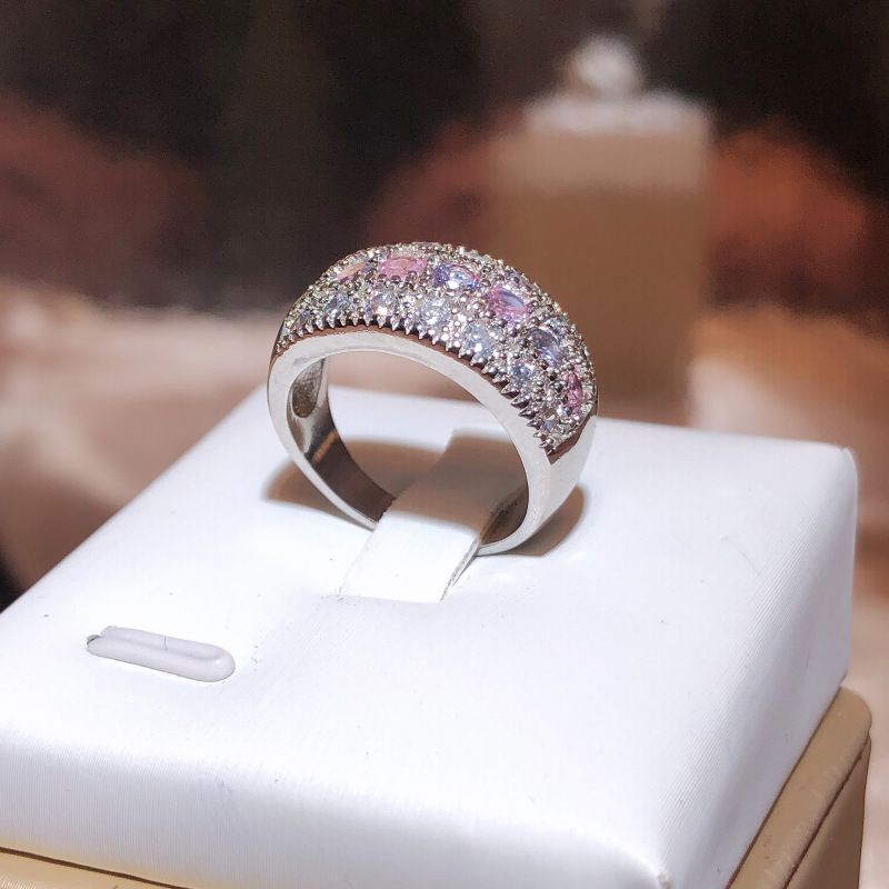 Bohemian Designer Ring For Women With Fire Zircon And Gemstones_voghion.com