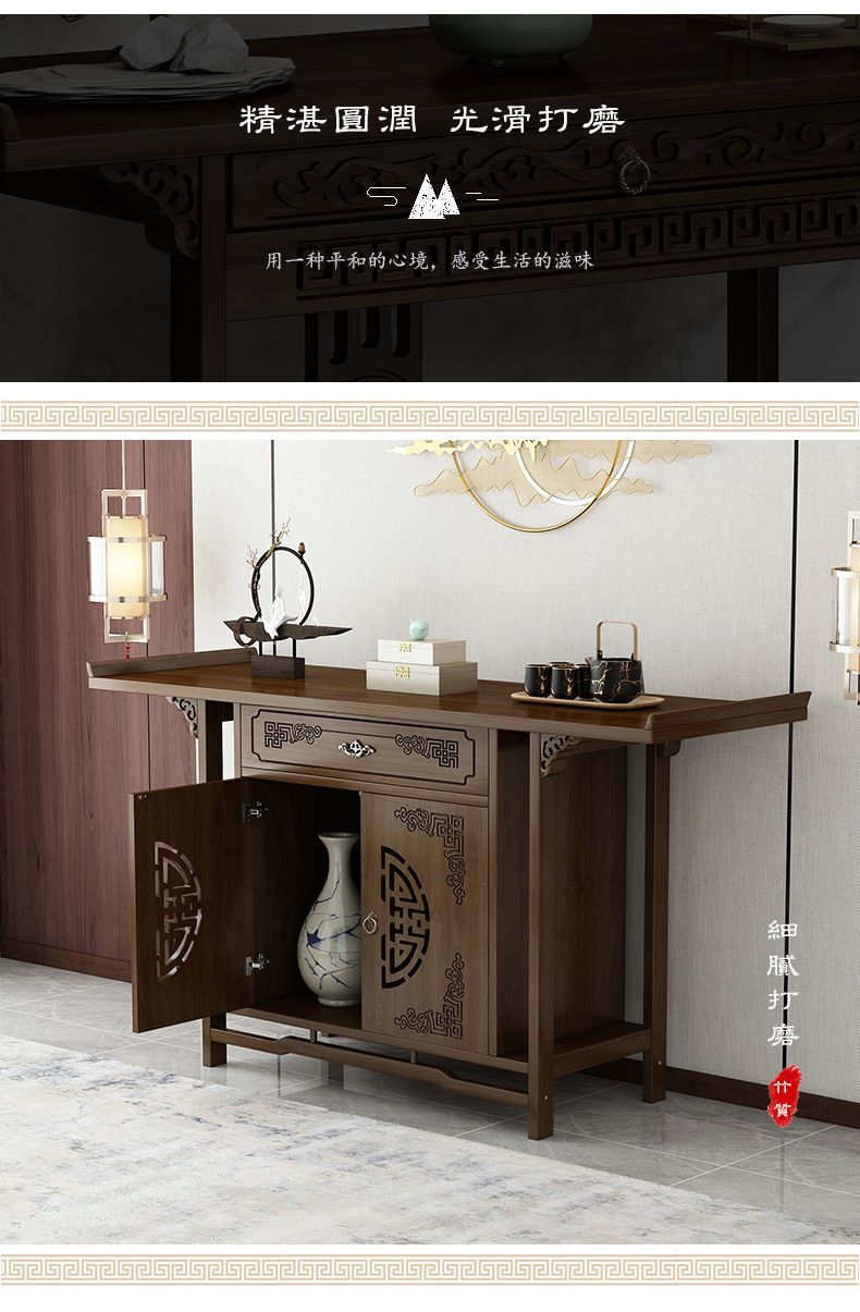 Buddha Shrine Cabinet detail 2