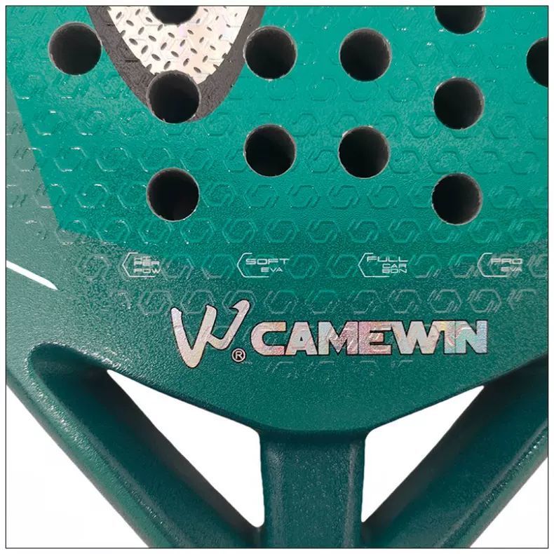 Nieuw, 100% koolstofvezel dik kooivormig beachtennisracket, unisex, Kaiwei_voghion.com
