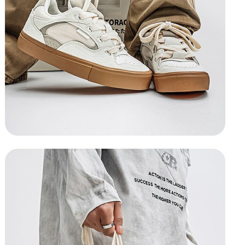Baskets homme décontractées style coréen low-top tendance_voghion.com