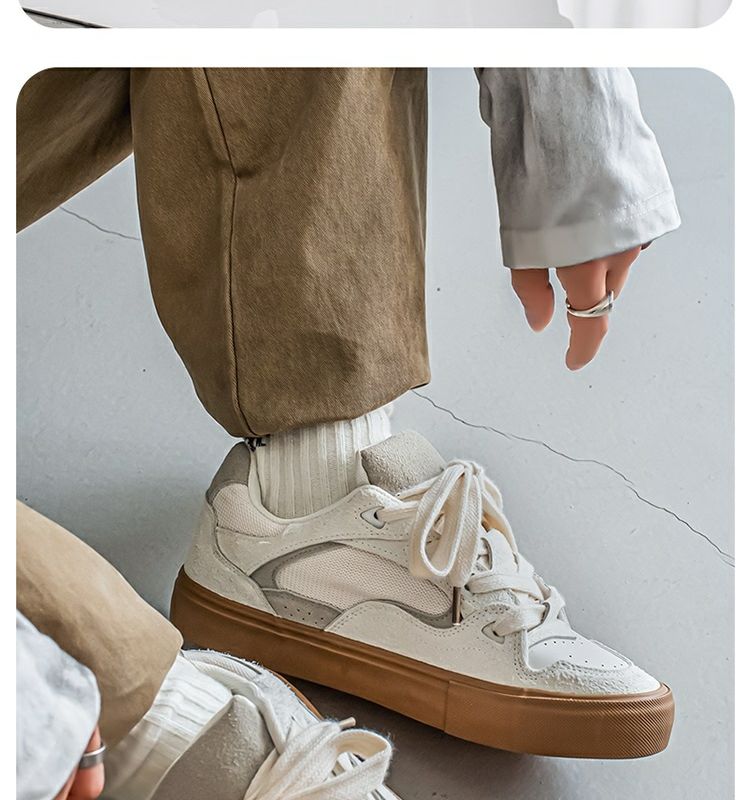 Baskets homme décontractées style coréen low-top tendance_voghion.com