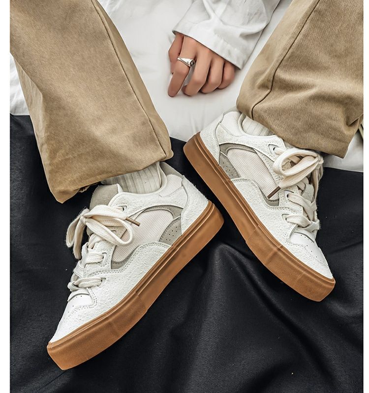 Baskets homme décontractées style coréen low-top tendance_voghion.com