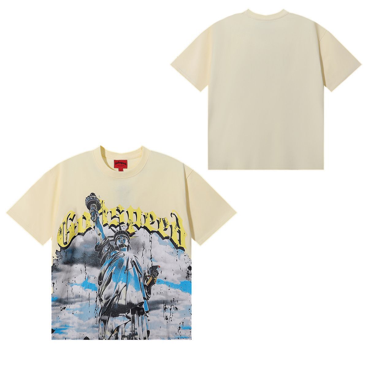 Brand Skull And Rose Print Casual Short-Sleeve T-Shirt, Same Style For Couples_viptrois.com