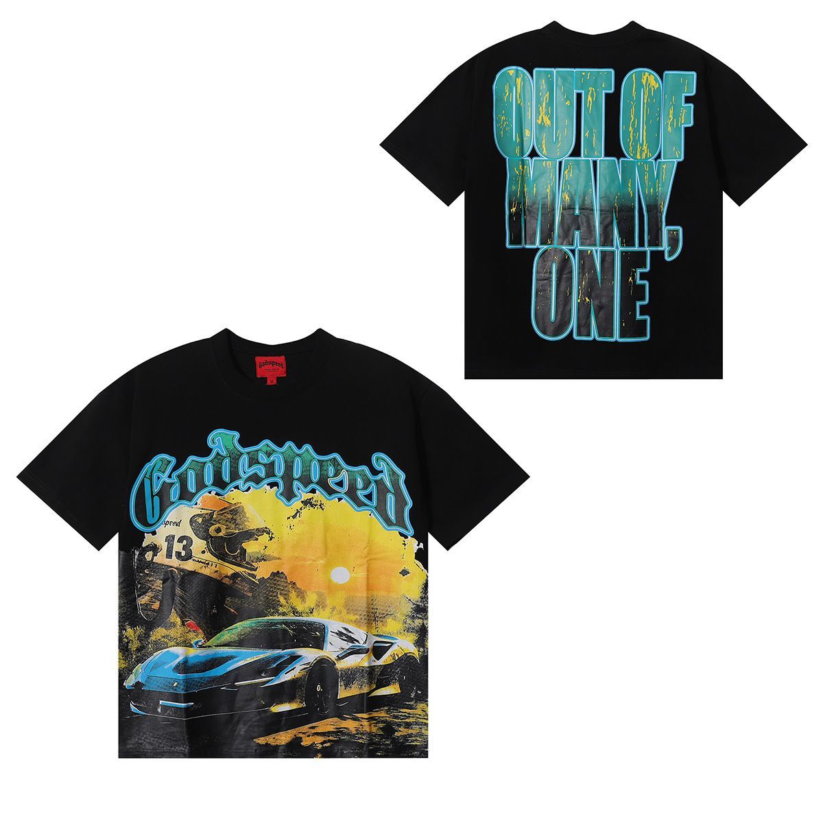 Brand Skull And Rose Print Casual Short-Sleeve T-Shirt, Same Style For Couples_viptrois.com