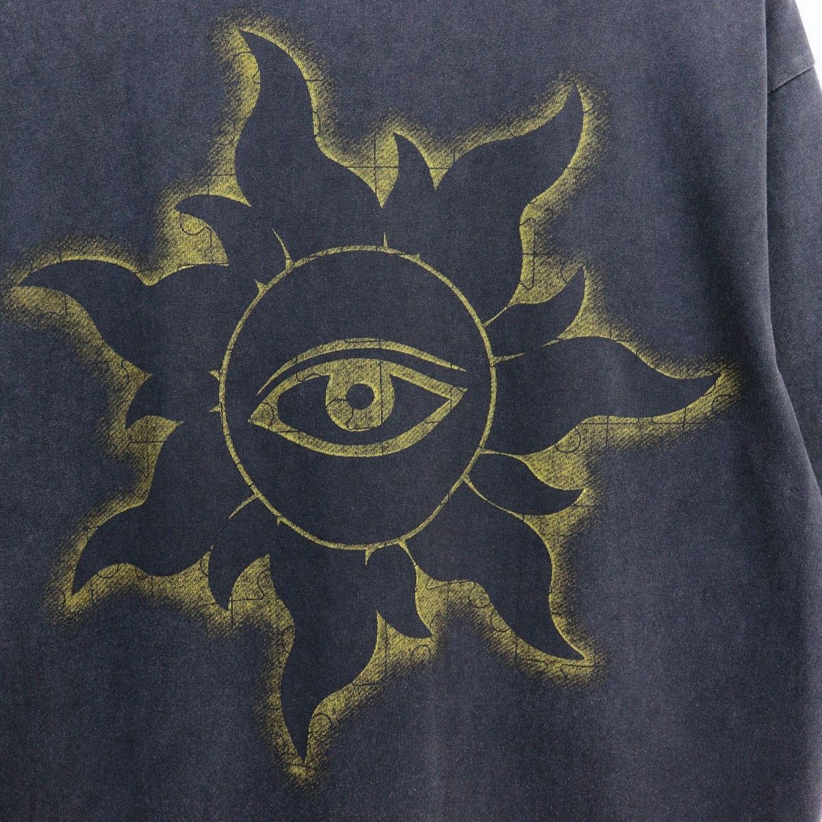 Men's T-shirt With Skull And Sun Pattern Casual Summer Top_voghion.com