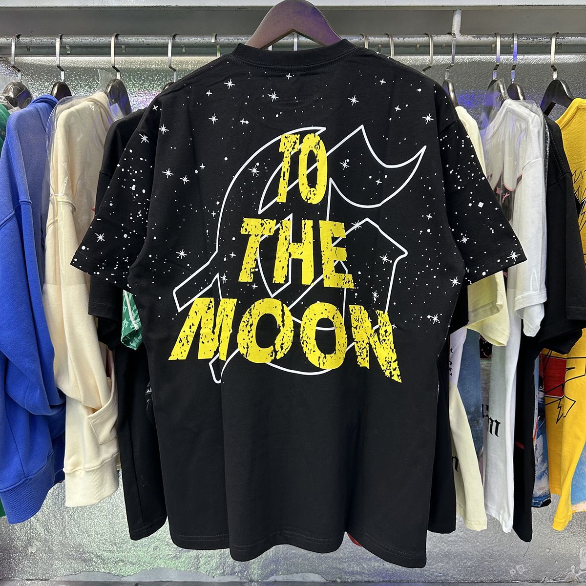 American Fashion High-Quality Street Retro Skull Print Loose Fit Trendy Unisex Short Sleeve T-Shirt_viptrois.com