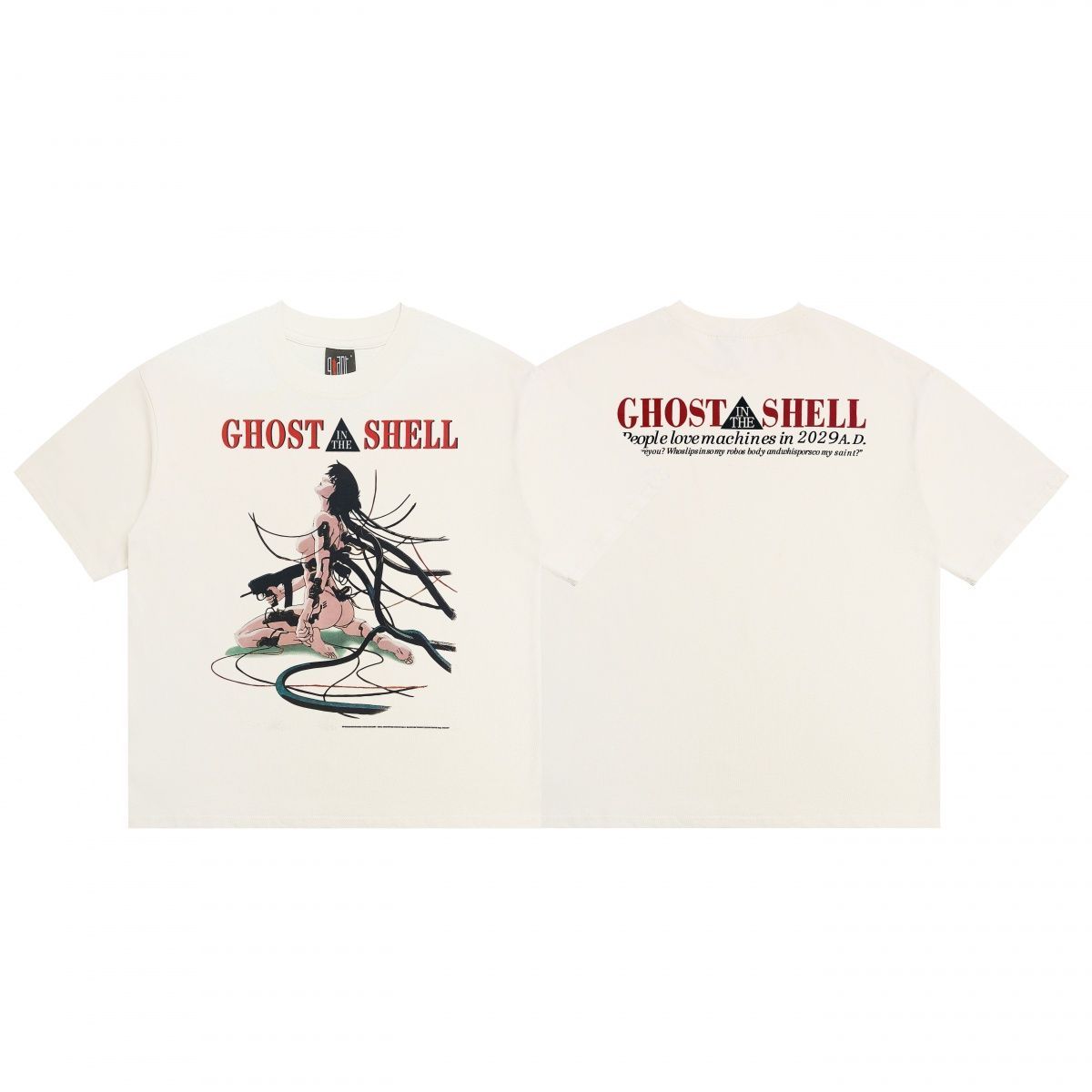 Cartoon Anime Summer Loose Heavyweight Short-Sleeve Men's Trendy T-Shirt_viptrois.com