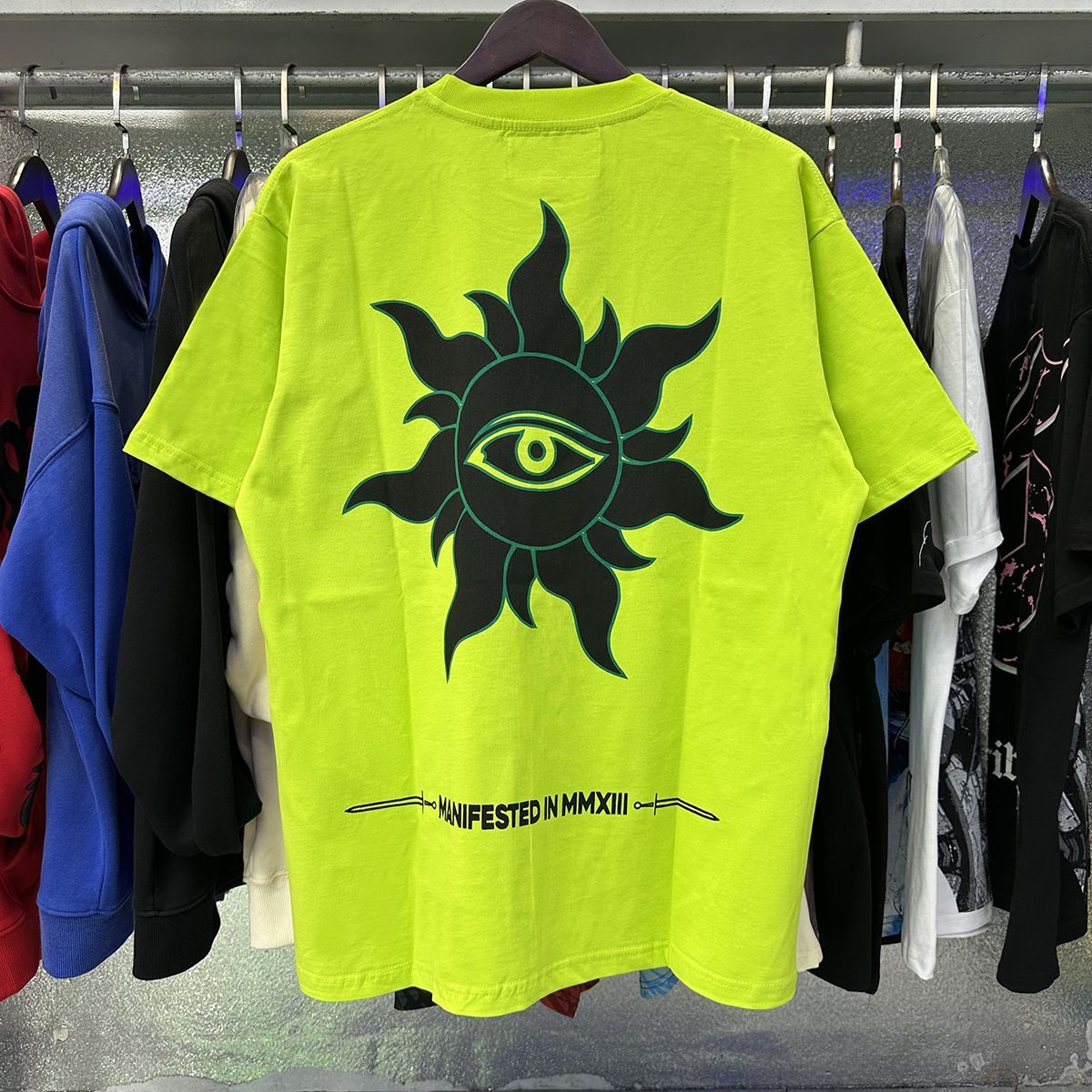 American Fashion High-Quality Street Retro Skull Print Loose Fit Trendy Unisex Short Sleeve T-Shirt_viptrois.com