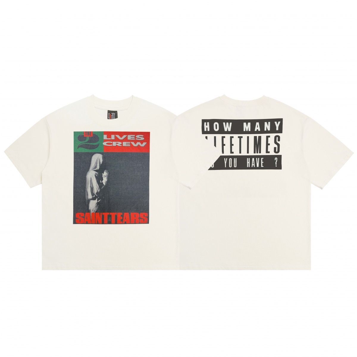 Cartoon Anime Summer Loose Heavyweight Short-Sleeve Men's Trendy T-Shirt_viptrois.com