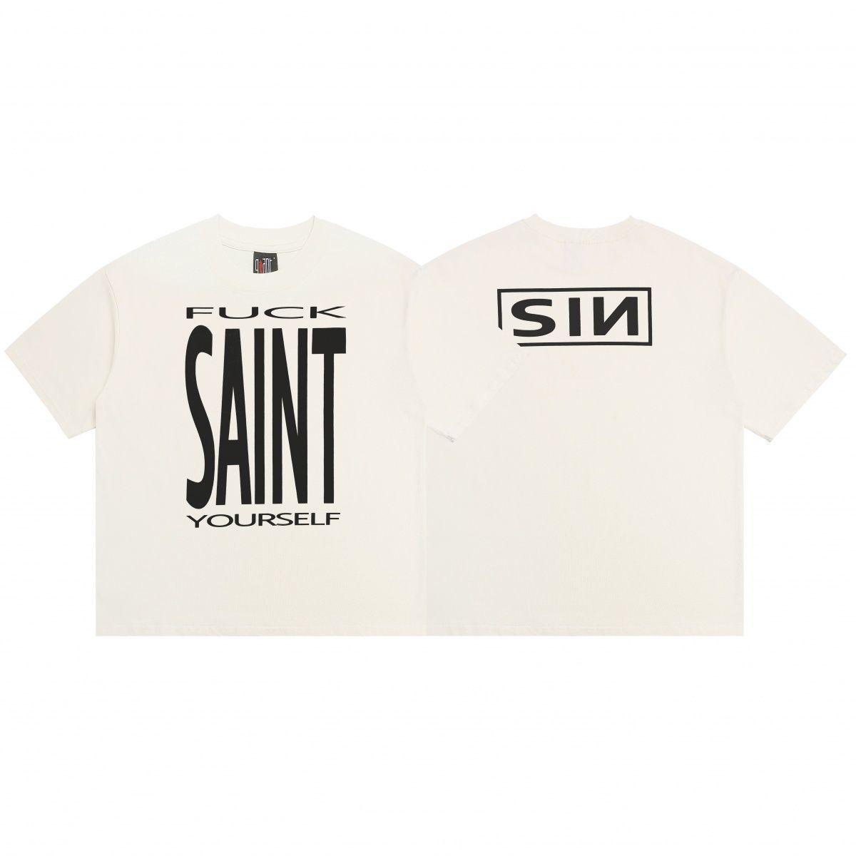 Cartoon Anime Summer Loose Heavyweight Short-Sleeve Men's Trendy T-Shirt_viptrois.com