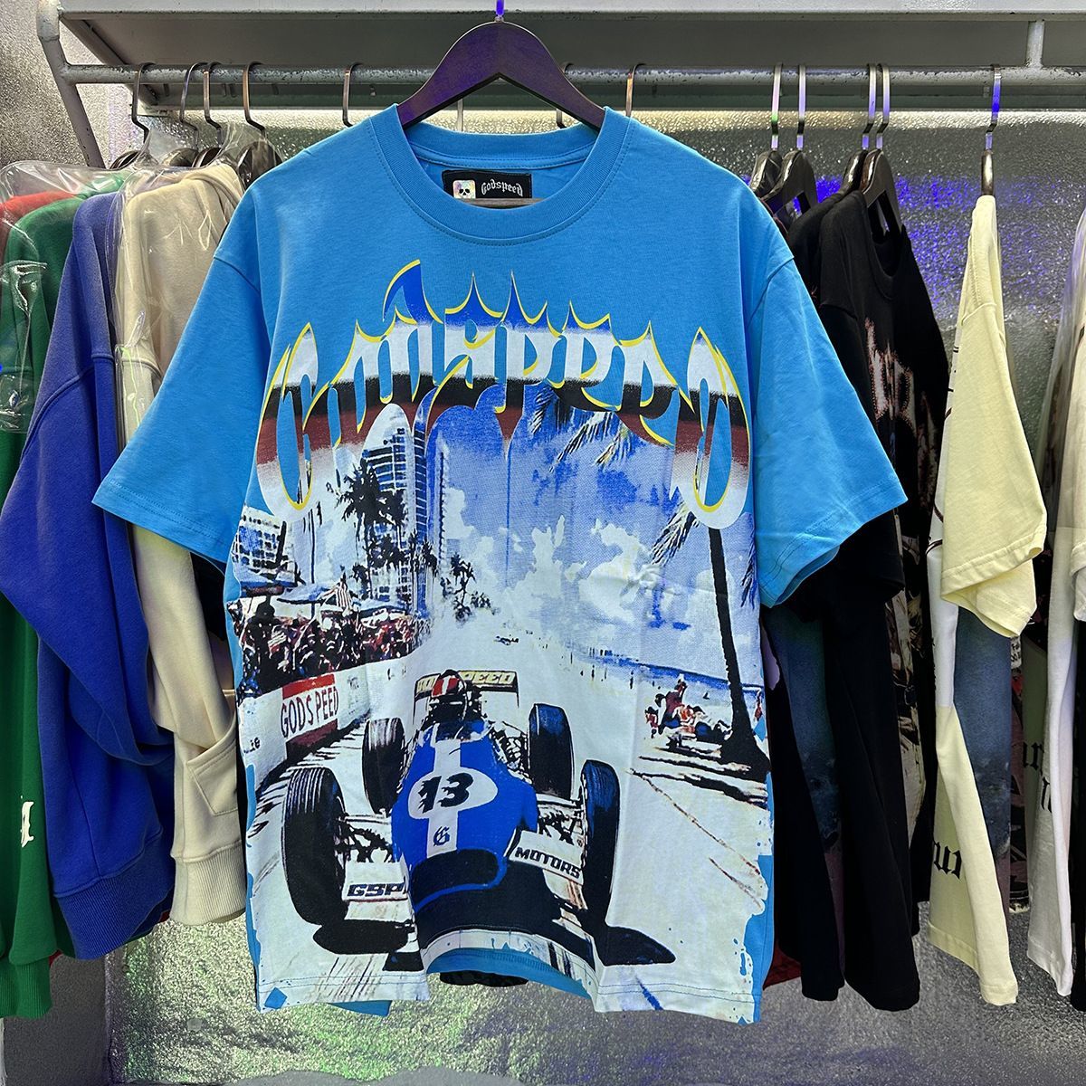 American Fashion High-Quality Street Retro Skull Print Loose Fit Trendy Unisex Short Sleeve T-Shirt_viptrois.com