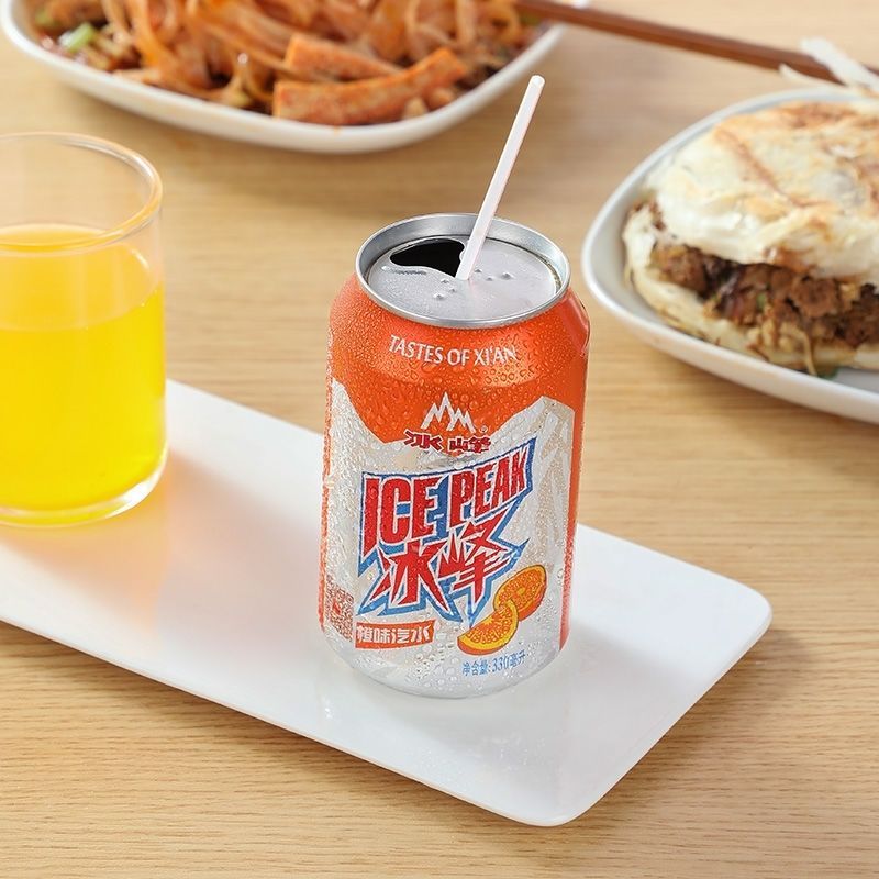 【整件】西安冰峰橙味汽水330ml*24罐陕西特产碳酸易拉罐饮料怀旧 图片 3