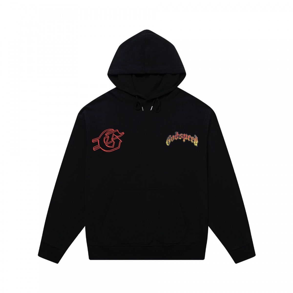 Sudadera con capucha unisex trendy estampado calavera algodón_voghion.com