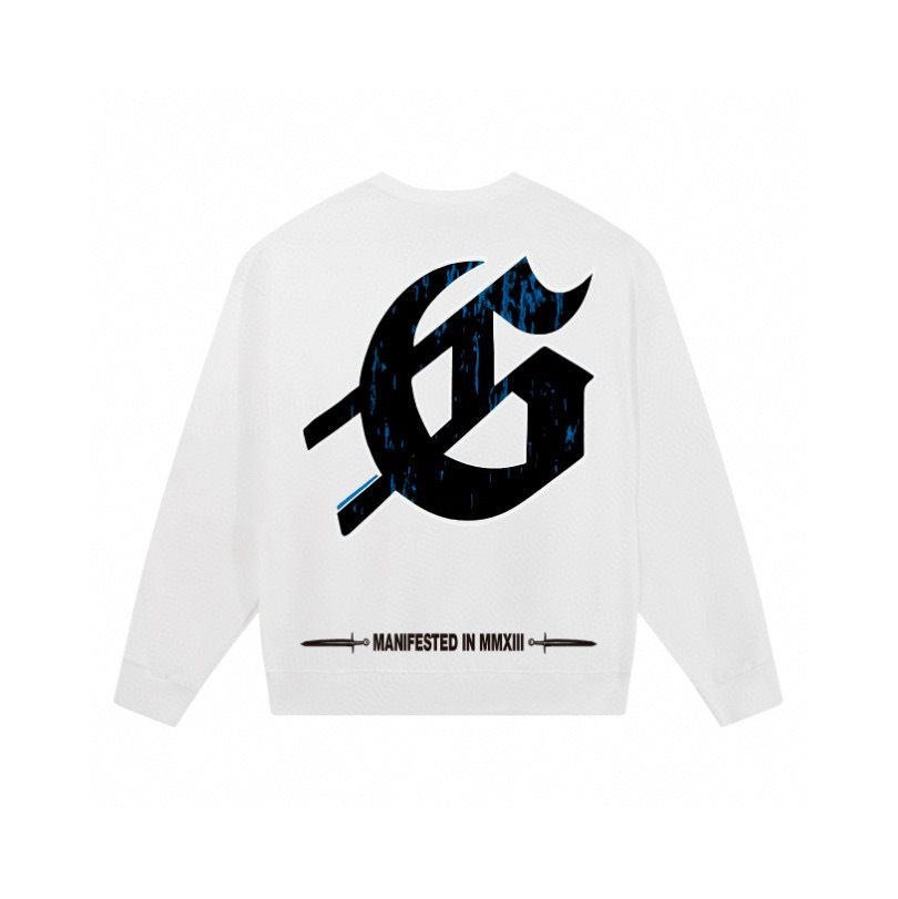 Trendy Brand Skull Rose Heavy Cotton Unisex High Street Crew Neck Long Sleeve Sweatshirt_viptrois.com
