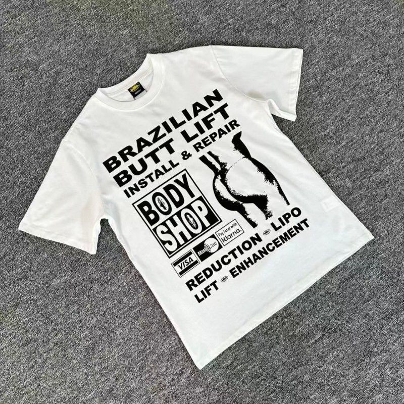 25 New Co-Branded Printed Short-Sleeve T-Shirt, Trendy Brand Versatile Men's Half-Sleeve Shirt_desvips.com