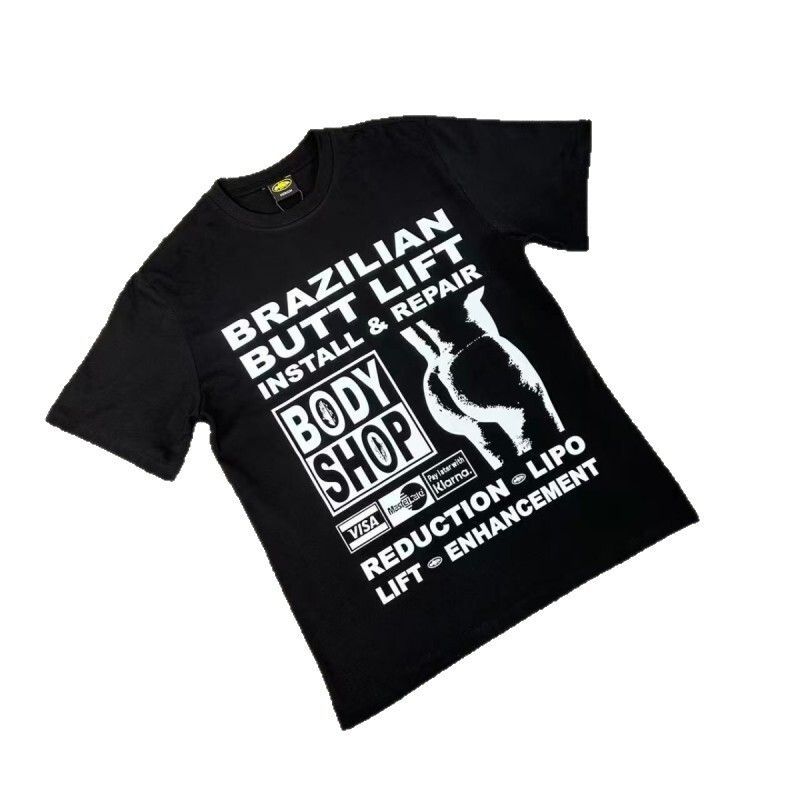 25 New Co-Branded Printed Short-Sleeve T-Shirt, Trendy Brand Versatile Men's Half-Sleeve Shirt_desvips.com