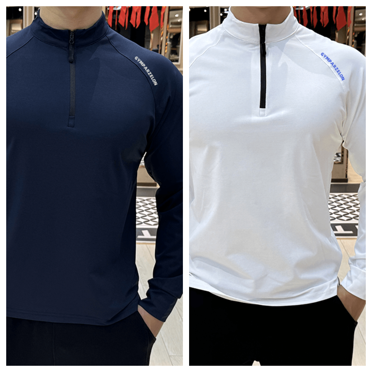 Herren Langarmshirt Slim Fit Für Sport Und Freizeit Elastisch_voghion.com