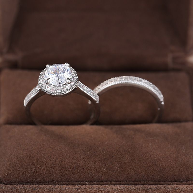 Elegant Designer Ring For Women With Round Zirconia Stone_voghion.com