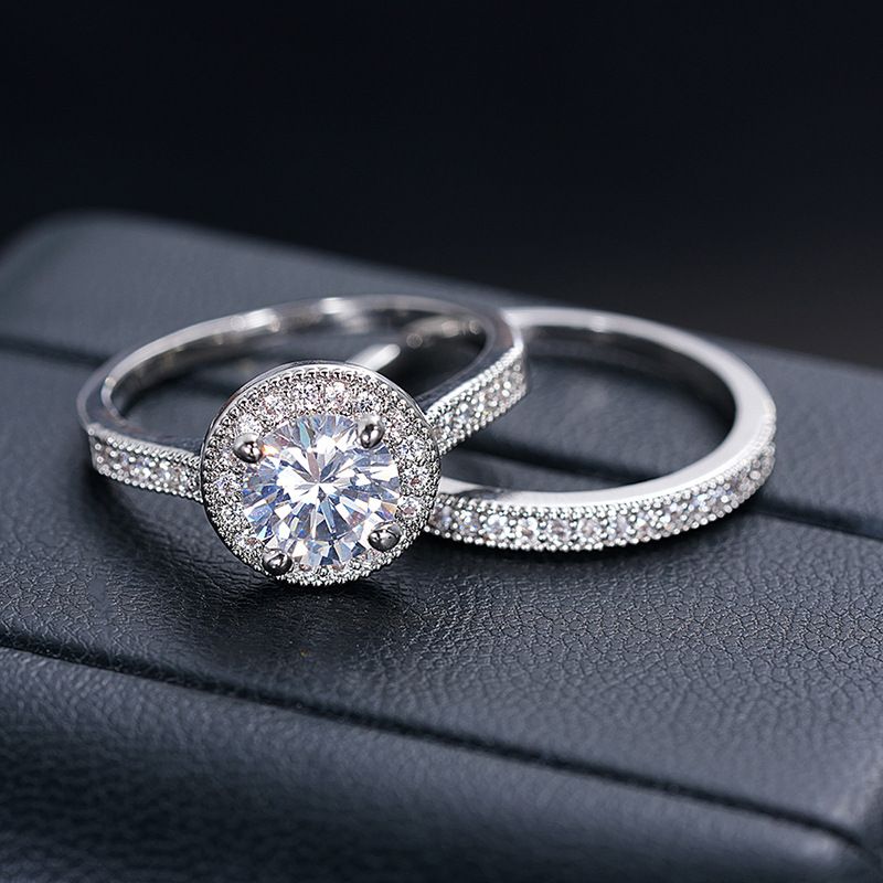 Elegant Designer Ring For Women With Round Zirconia Stone_voghion.com