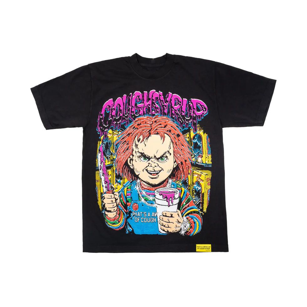 Vintage Cartoon Character Letter Print Short Sleeve T-shirt Men Loose Crew Neck Cotton Streetwear Casual Basic Tee_viptrois.com