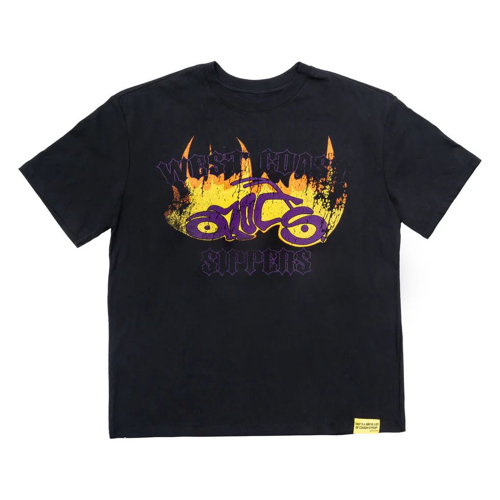 Vintage Cartoon Character Letter Print Short Sleeve T-shirt Men Loose Crew Neck Cotton Streetwear Casual Basic Tee_viptrois.com