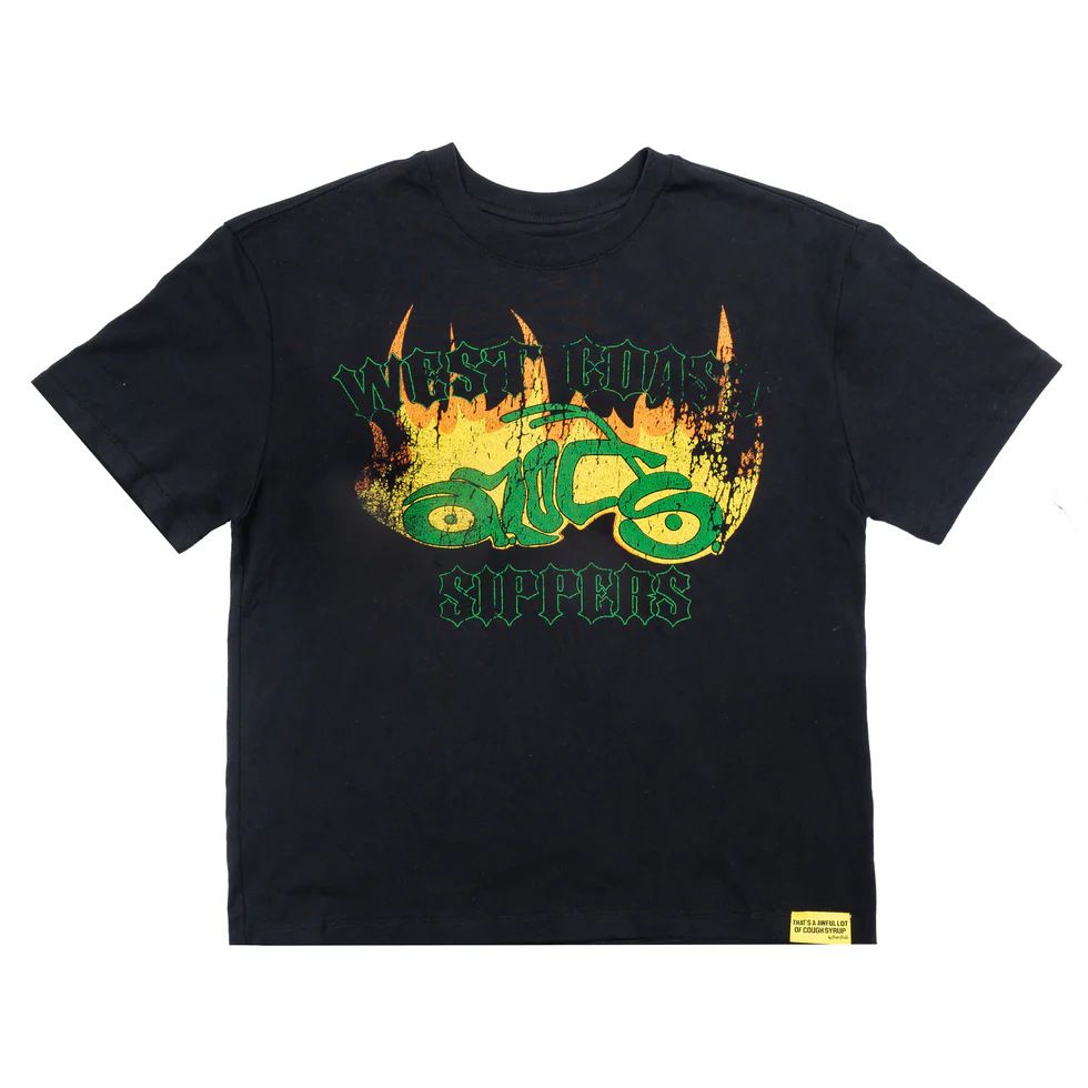 Vintage Cartoon Character Letter Print Short Sleeve T-shirt Men Loose Crew Neck Cotton Streetwear Casual Basic Tee_viptrois.com