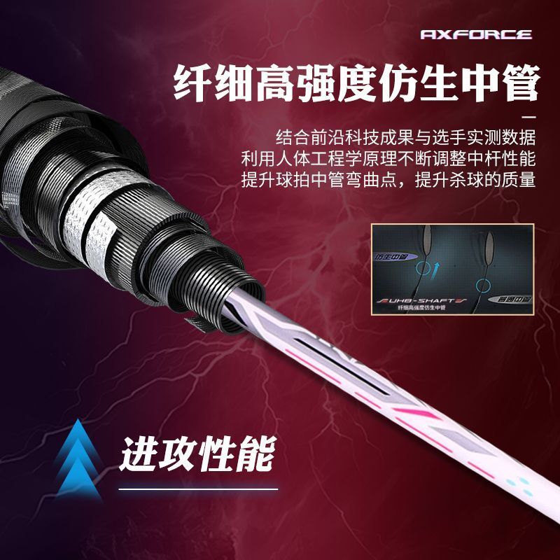 李宁雷霆小钢炮正品羽毛球拍碳纤维超轻小雷霆男生暴力扣杀顺丰 图片 5