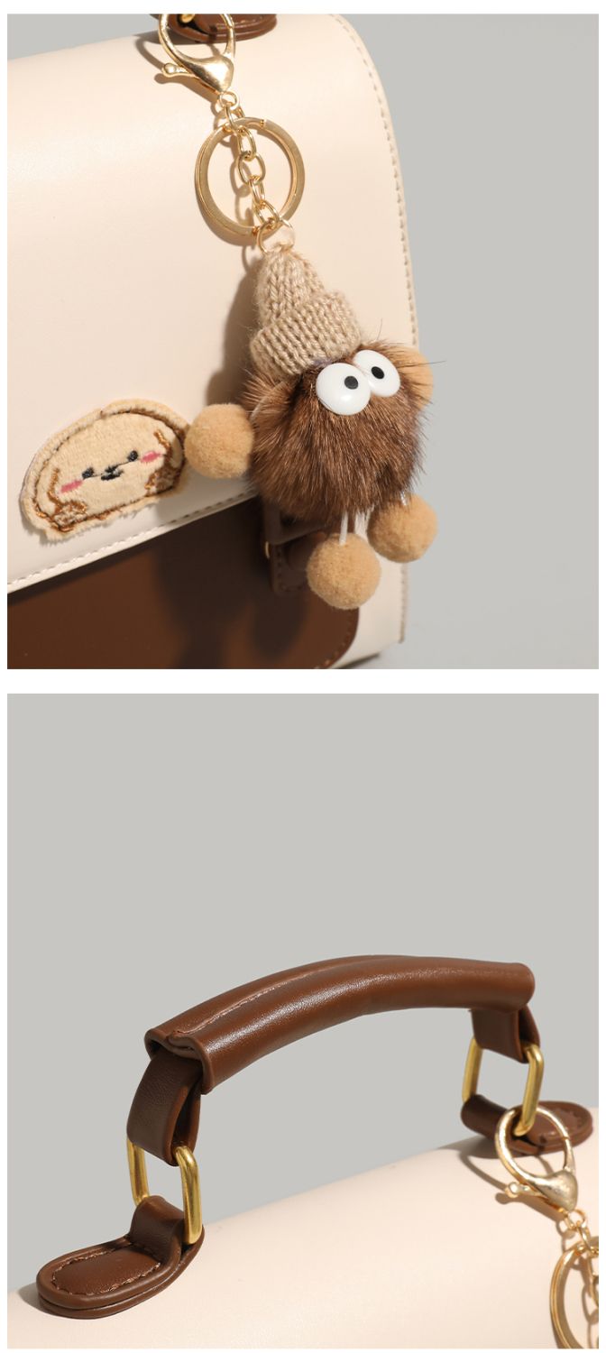 Vintage liten ryggsäck för dam trendig höst och vinterstil_voghion.com