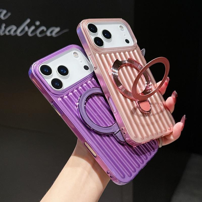 Coque Magnétique Avec Support En Métal Pour Iphone 17 Pro Max_voghion.com