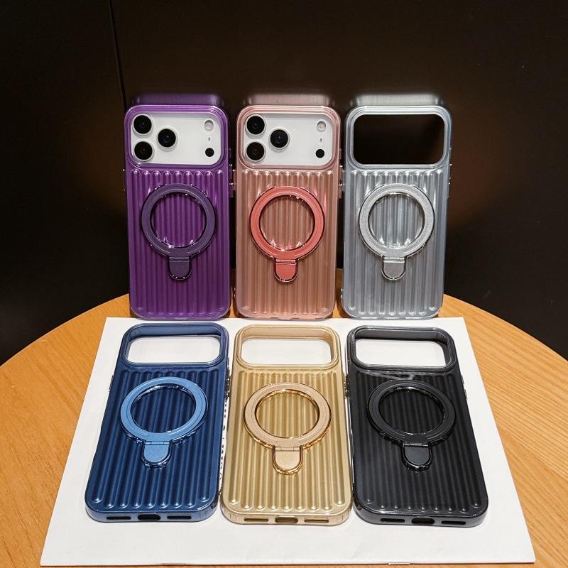 Coque Magnétique Avec Support En Métal Pour Iphone 17 Pro Max_voghion.com