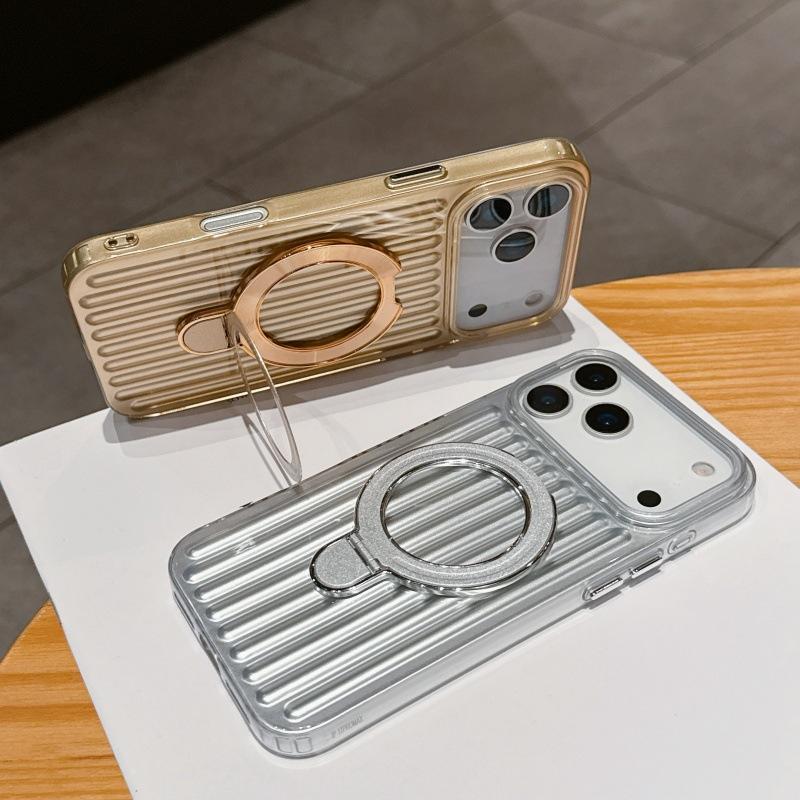 Coque Magnétique Avec Support En Métal Pour Iphone 17 Pro Max_voghion.com