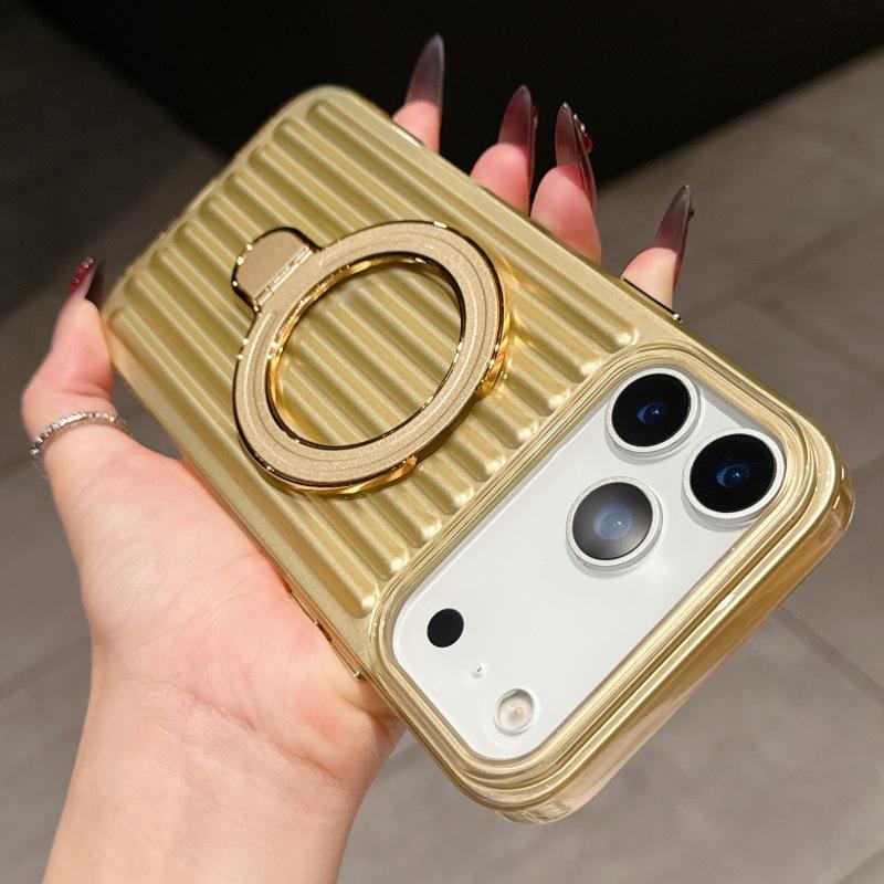 Coque Magnétique Avec Support En Métal Pour Iphone 17 Pro Max_voghion.com