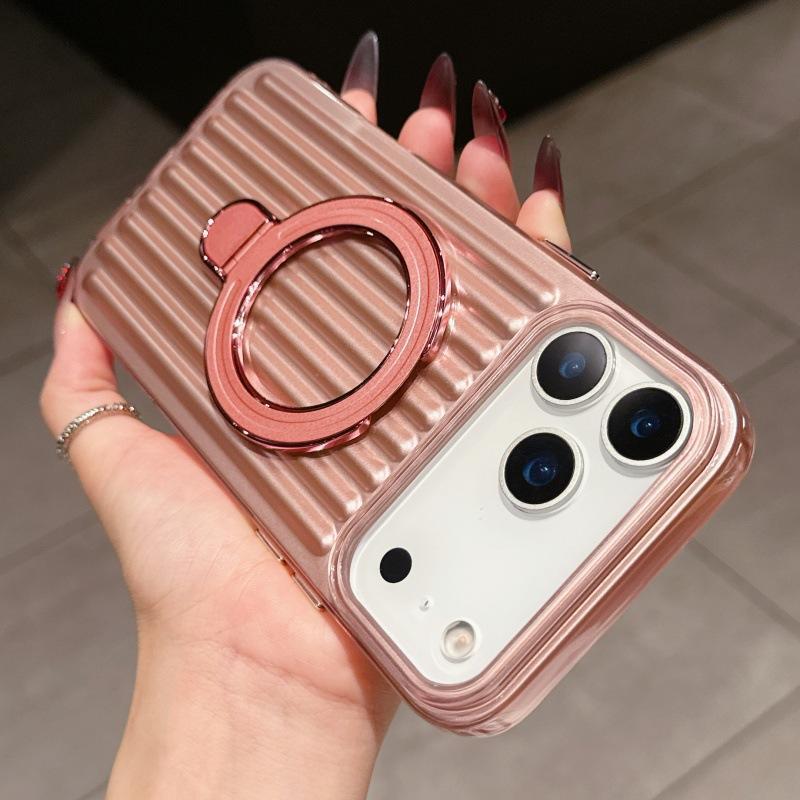 Coque Magnétique Avec Support En Métal Pour Iphone 17 Pro Max_voghion.com
