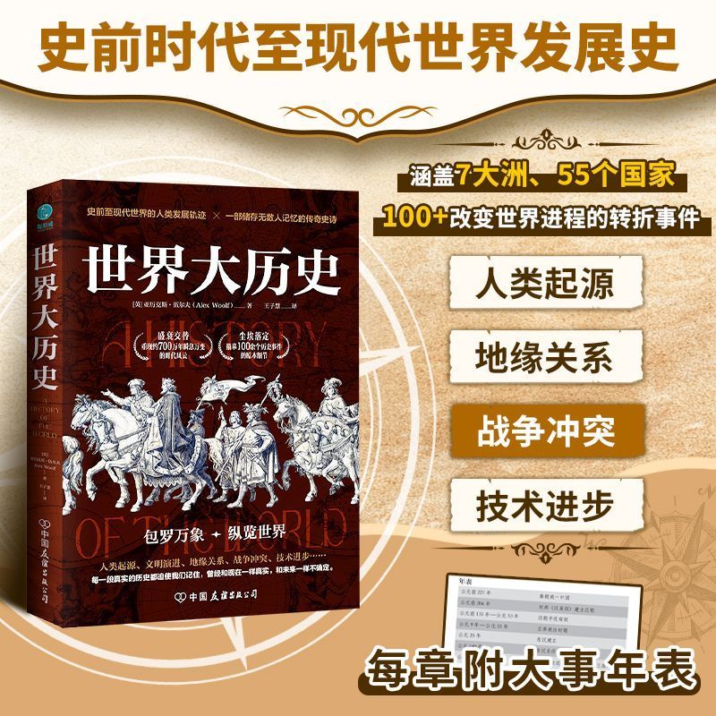 世界大历史:史前时代至现代世界的人类发展轨迹