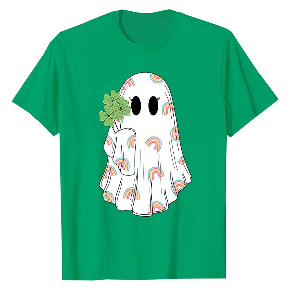 Nouveau t-shirt imprimé tendance coupe ample pour la Saint-Patrick_voghion.com