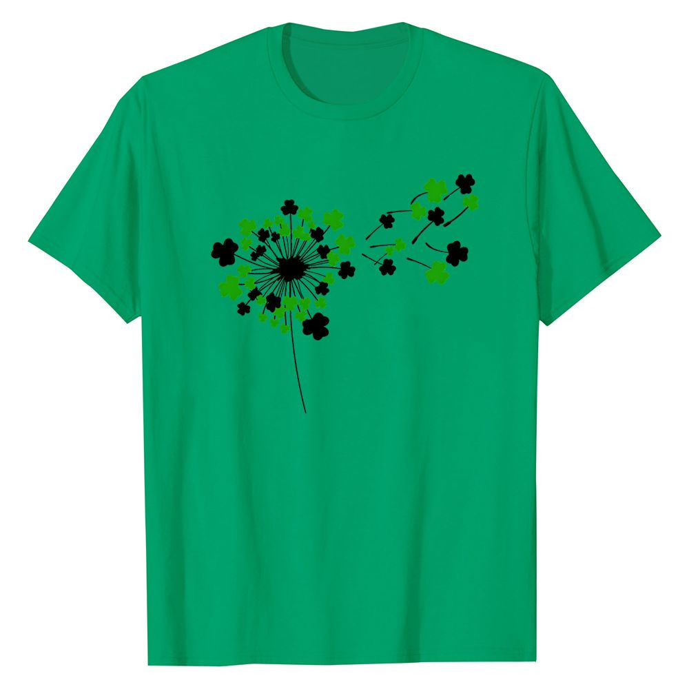 Nouveau t-shirt imprimé tendance coupe ample pour la Saint-Patrick_voghion.com
