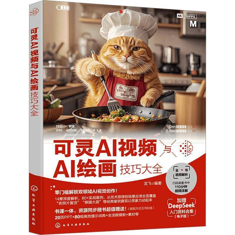 全新正版 可灵AI与AI大全 龙飞 化学工业出版社