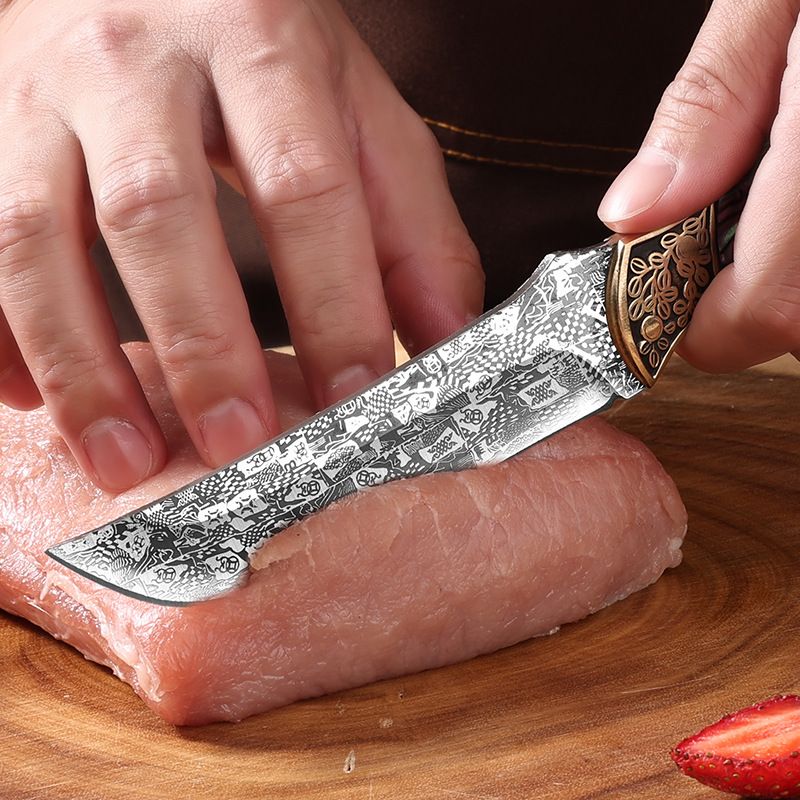 Handmade Outdoor Butcher Mongolian And Dividing Portable Camping Barbecue Meat Cutting Multi-purpose Knife, Sharp_voghion.com