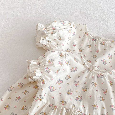 Casual Sommerkleid Mit Spitzenkragen Für Mädchen_voghion.com