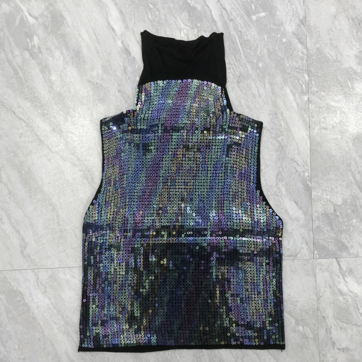 Sexy Sequin Tank Spring Summer, Sleeveless Camisole, New Style Slim-fit Top Hot Girls, European And American Style,_ecoleips.com