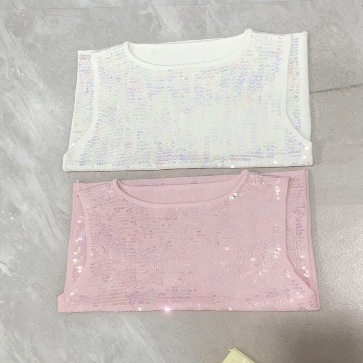 New 2026 Heavy-duty Summer Sequin Slim-fit Design Camisole Versatile Base Layer High-end Sleeveless Top_ecoleips.com