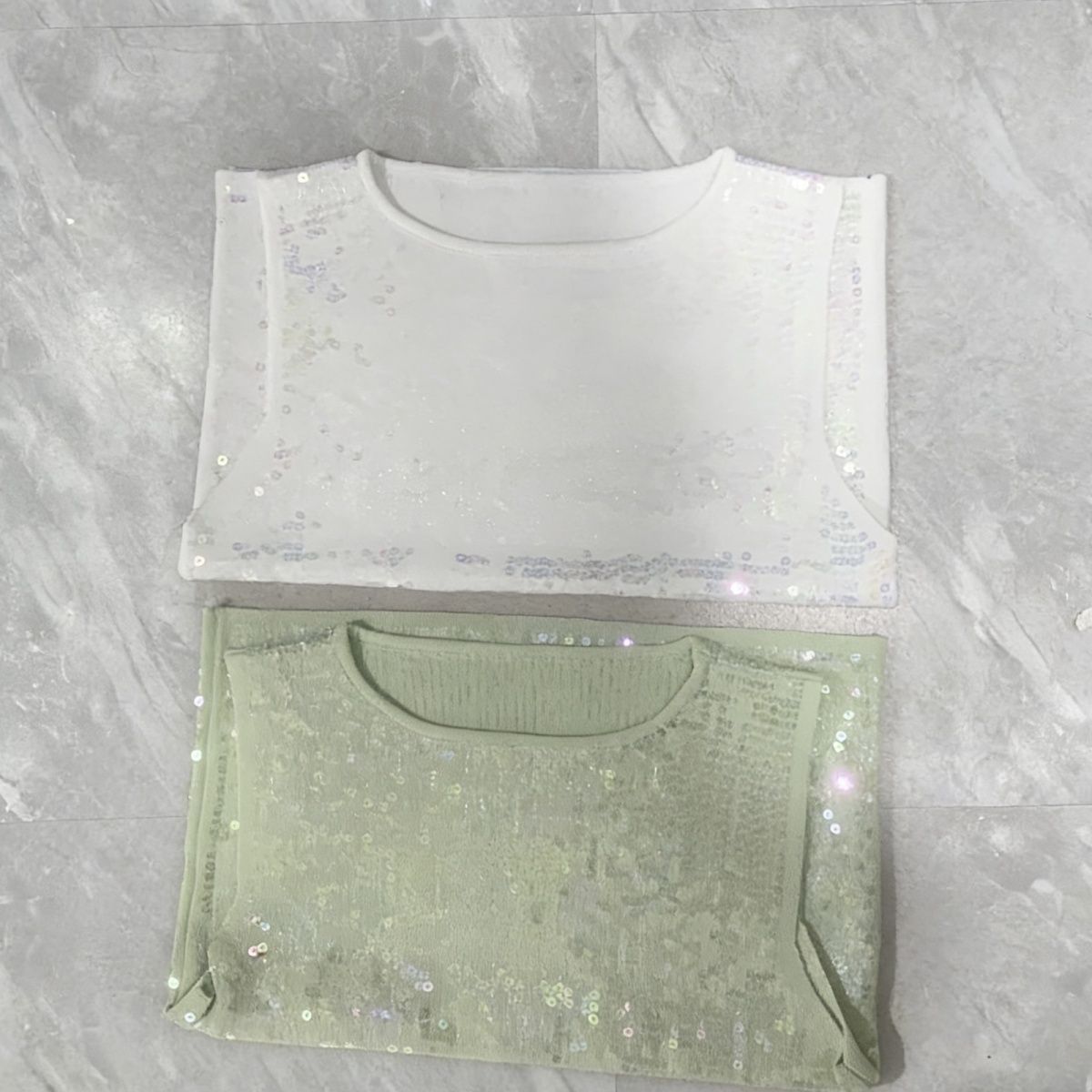New 2026 Heavy-duty Summer Sequin Slim-fit Design Camisole Versatile Base Layer High-end Sleeveless Top_ecoleips.com